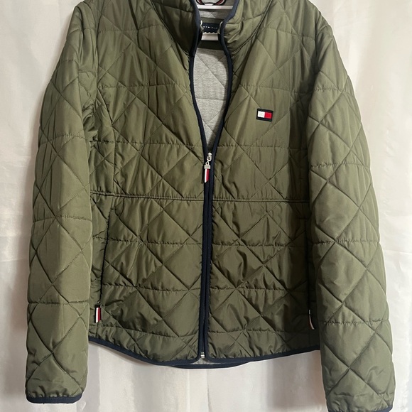 Tommy Hilfiger Jackets & Blazers - Tommy Hilfiger Green Quilted Jacket SZ LG